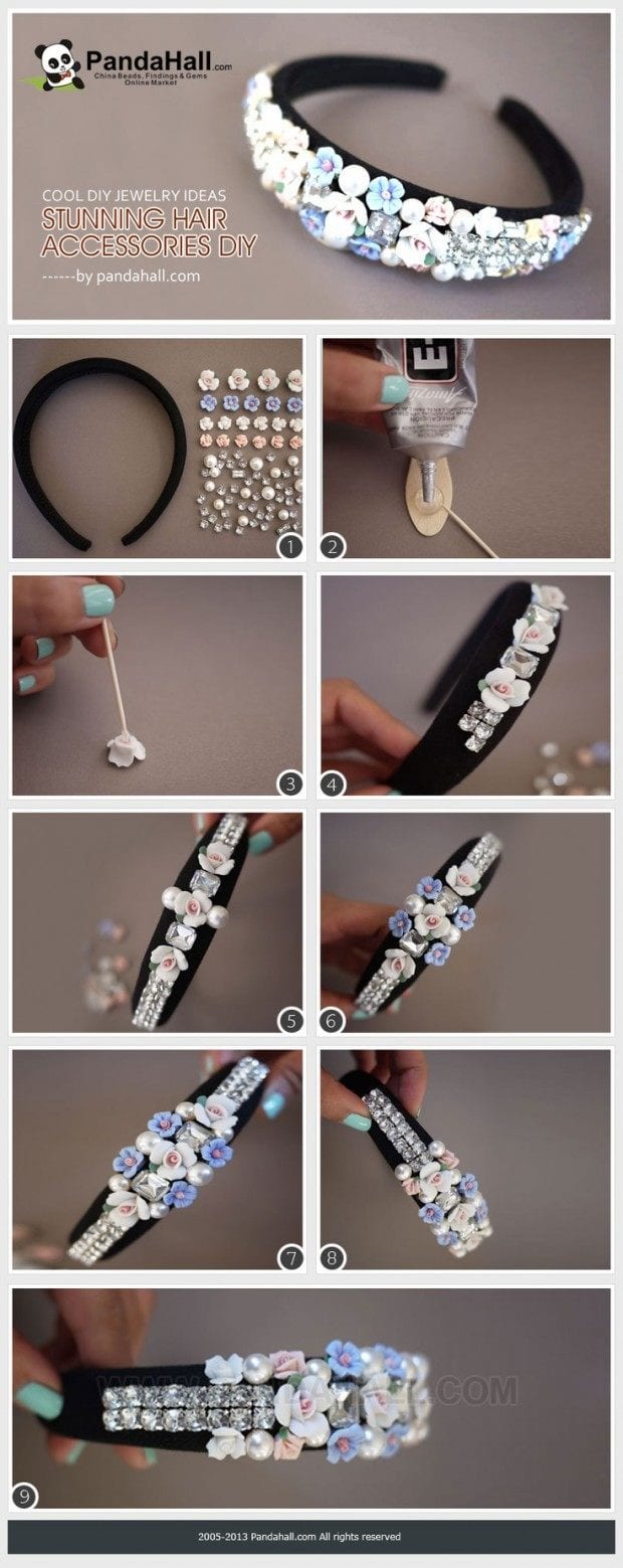 10 Amazing DIY Hair Accessories with Simple Tutorials
