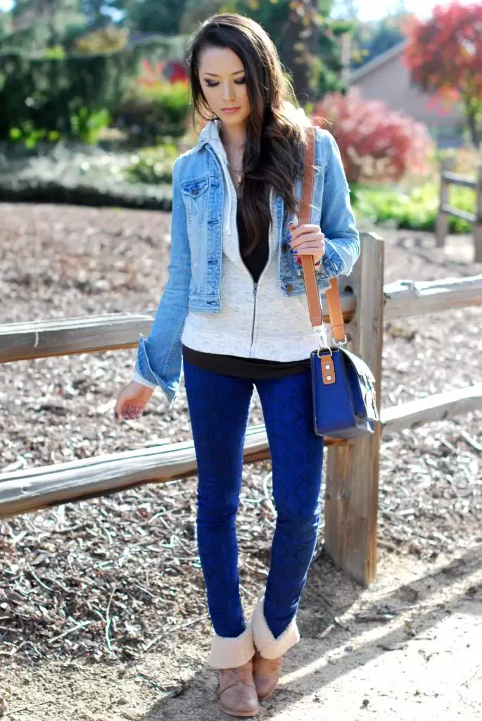 Blue Denim Jackets for women