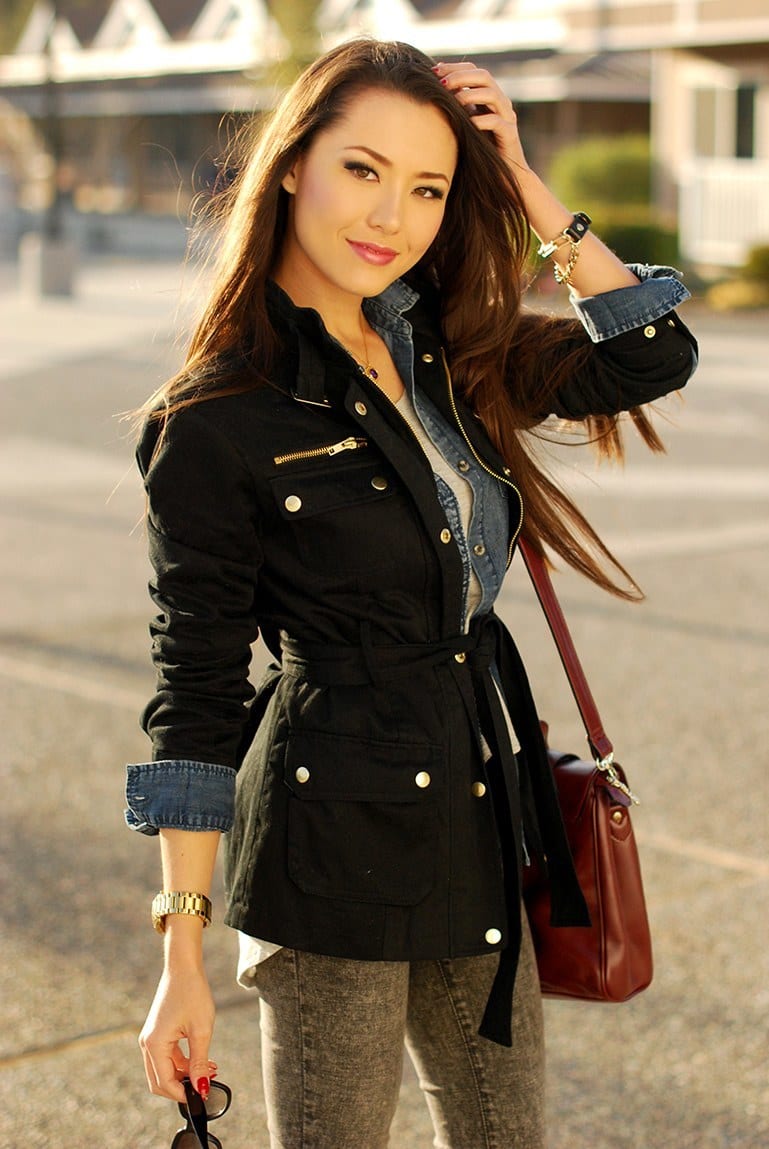 Outfits with Denim Jacket