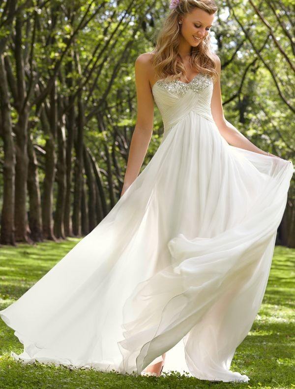 criss cross bodice wedding gown front