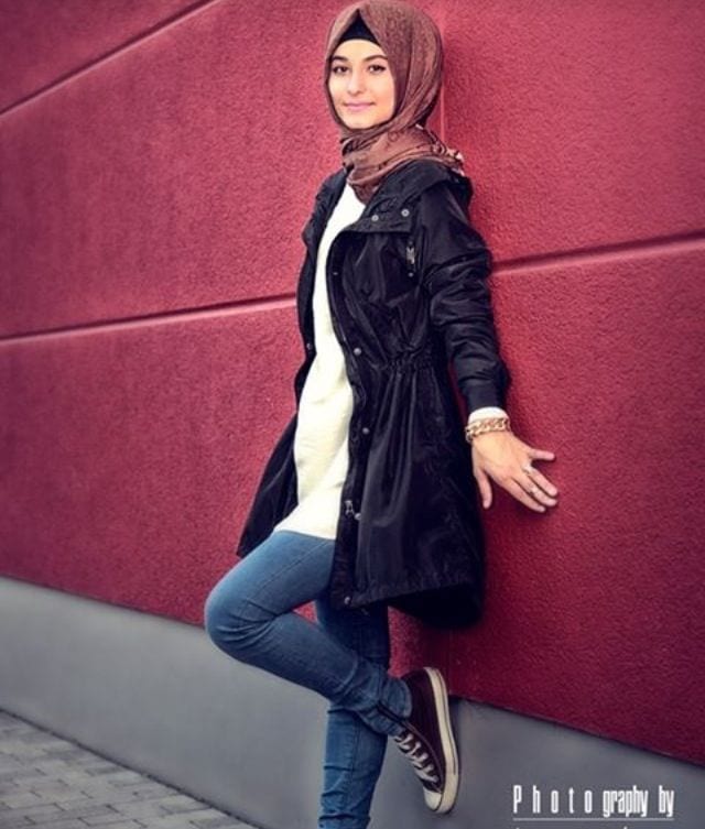 Hijab with jeans