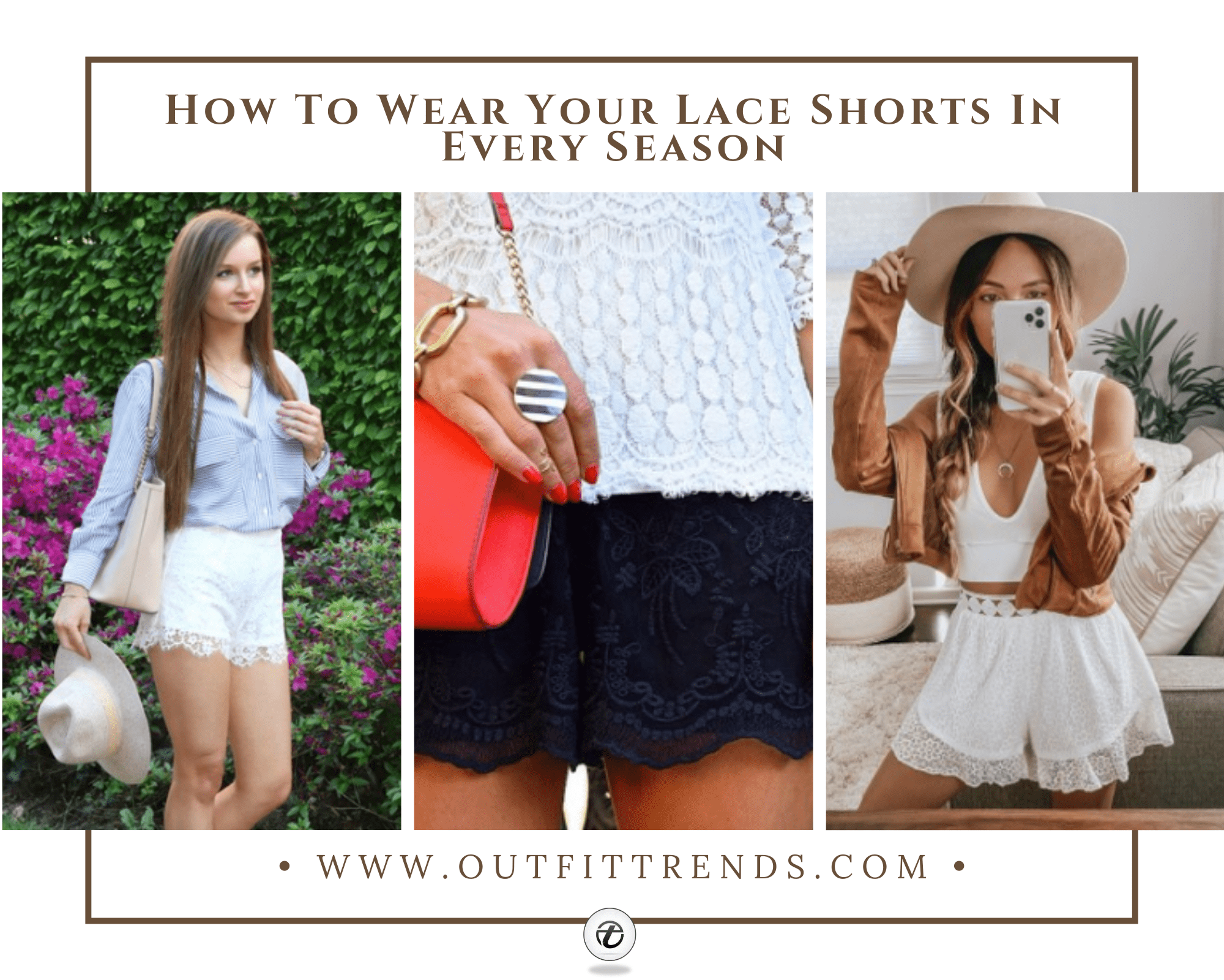 Cute Outfits With Lace Shorts – 20 Ways To Wear Lace Shorts