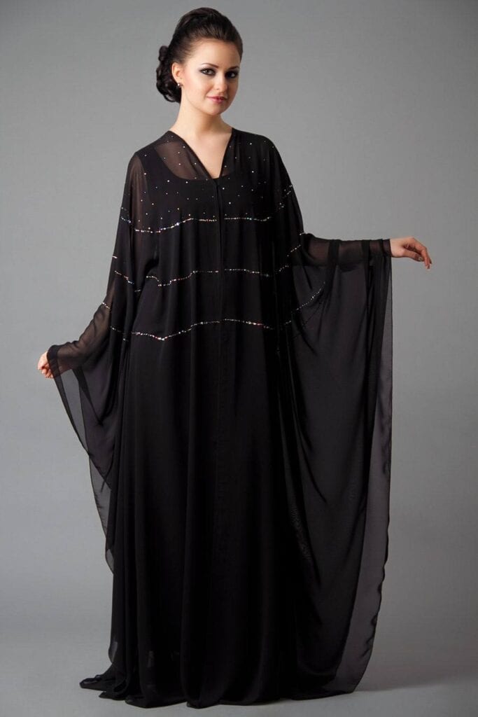 15 Most Popular Dubai Style embroidered Abayas