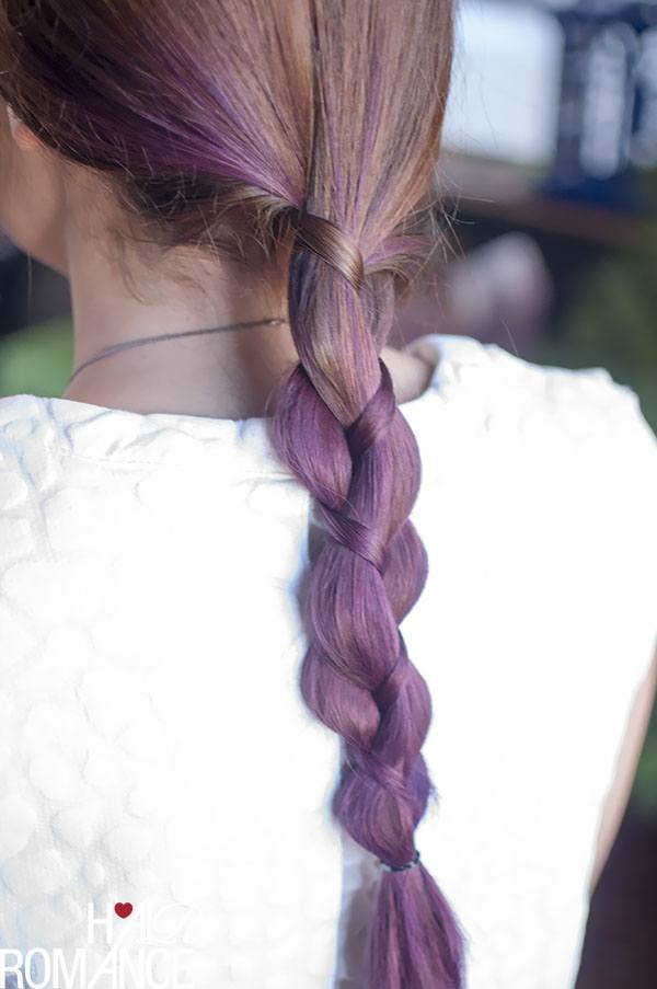 Purple Braids Ideas