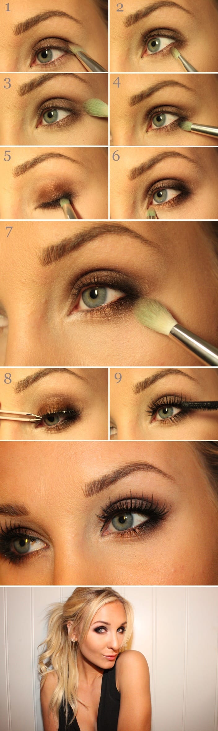 Simple Smokey eye makeup tutorial