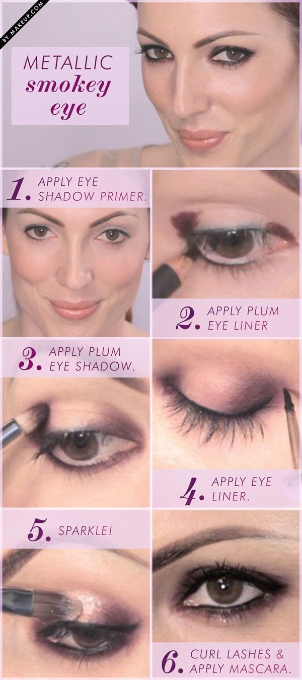 metallic smokey eye tutorial
