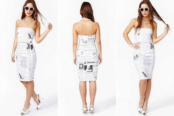 Carrie Bradshaw's Paper Dress