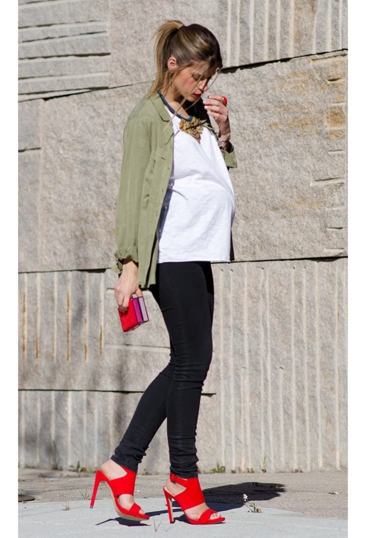 Casual outfits for pregnant women