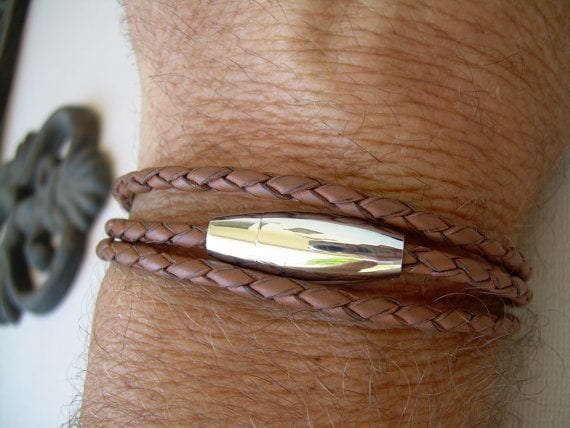 #35 Most Trendy and Cool Leather Bracelets for Men