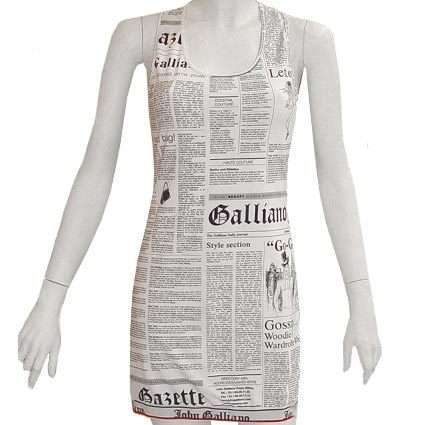 Sleeve Less paper dress