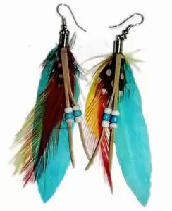 feather earring