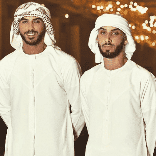 omar borkan with his brother