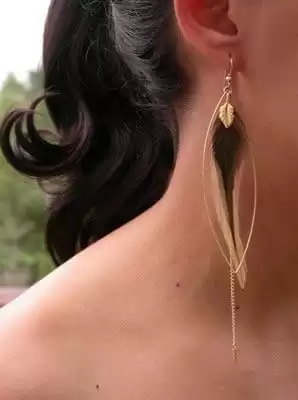 stylish Feather Earrings