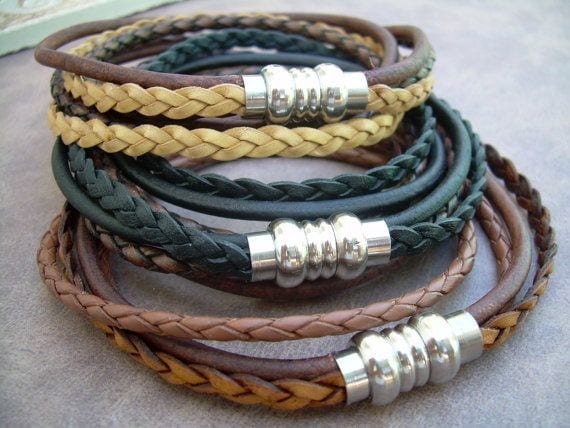 #35 Most Trendy and Cool Leather Bracelets for Men