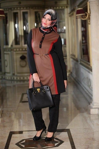 Hijab fashion for curvy women