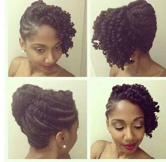 Side Updo Black Girls