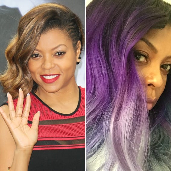black girls with purple hair