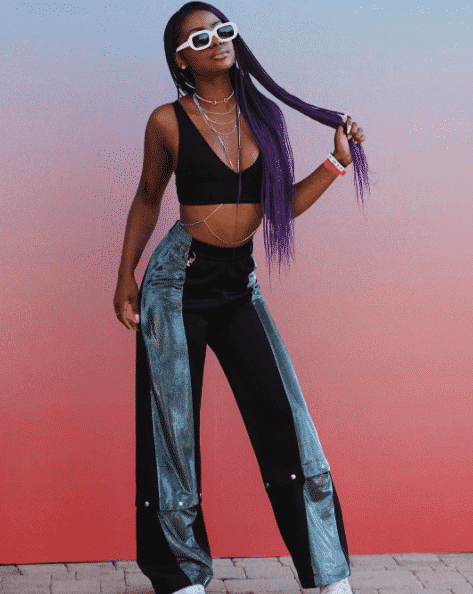 black girls purple hair ideas