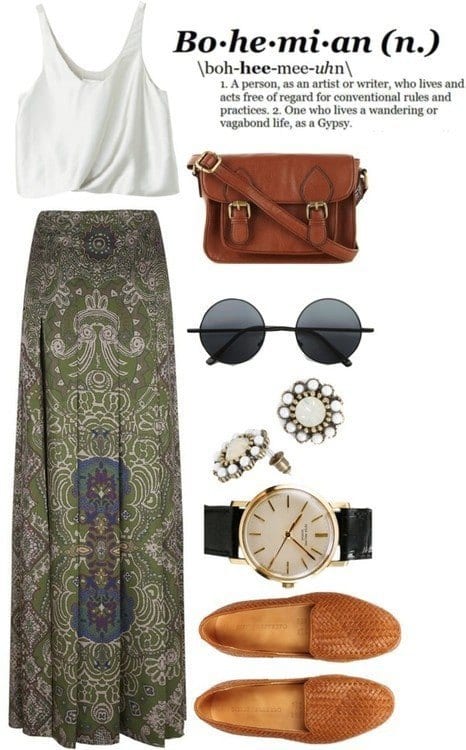 bohemian style outfits
