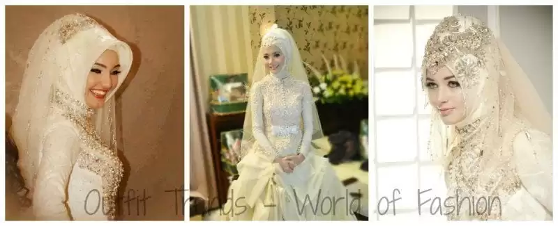 Bridal Hijabs styles