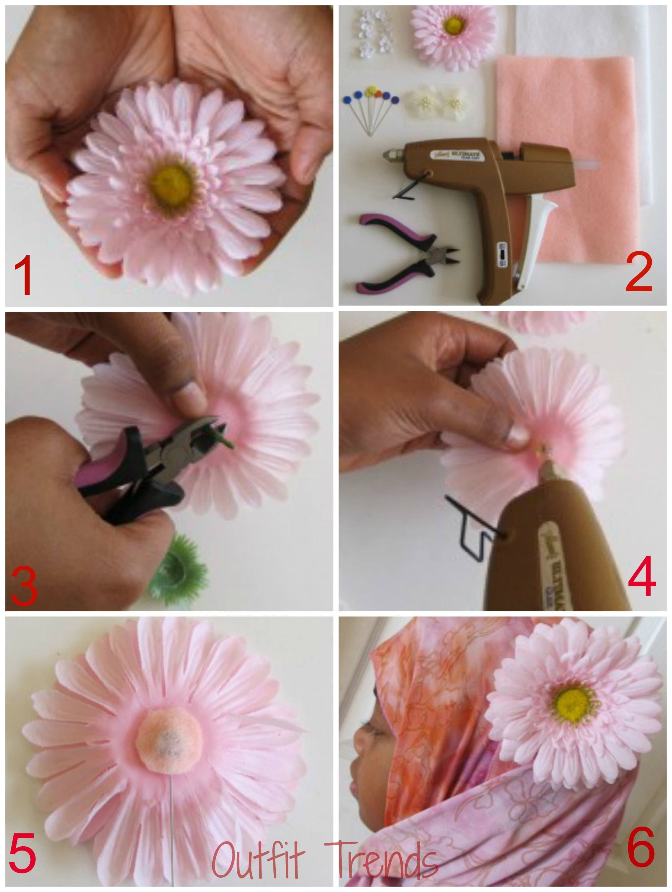8 Simple DIY Hijab Accessories Tutorials You can Do Easily