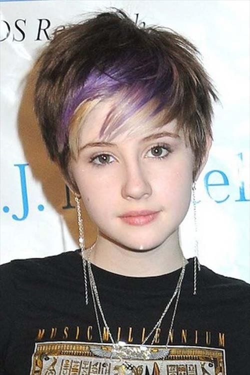 Funky hairstyles for teenage girls short hairs