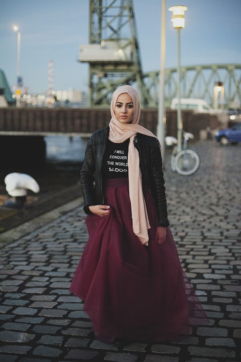 Hijab dengan jaket