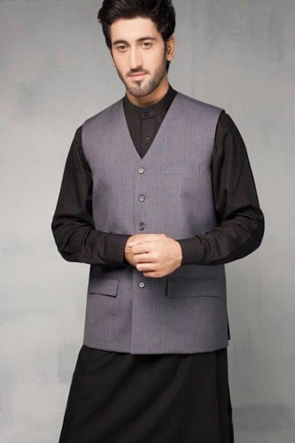Latest men shalwar kameez waist coat fashion
