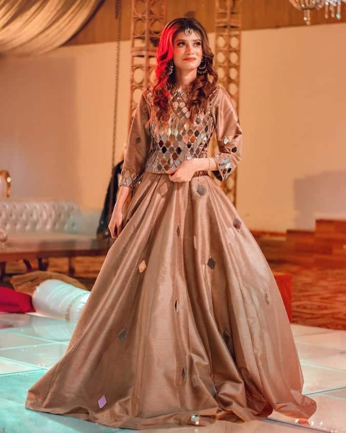 Heavy Designer Indian Wedding Wear Mehndi Dresses For Bride – Nameera By  Farooq | secsaludbolivar.gov.co