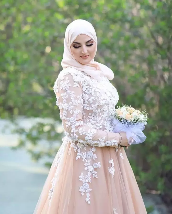 Bridal Hijabs styles (3)