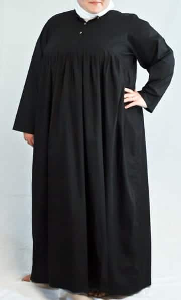 Plus size abaya style