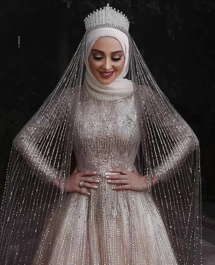 Bridal Hijabs styles (1)