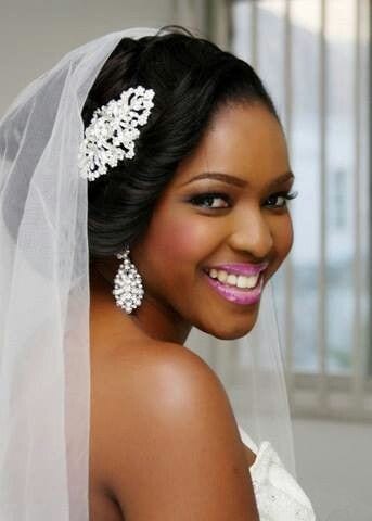 black women wedding makeup