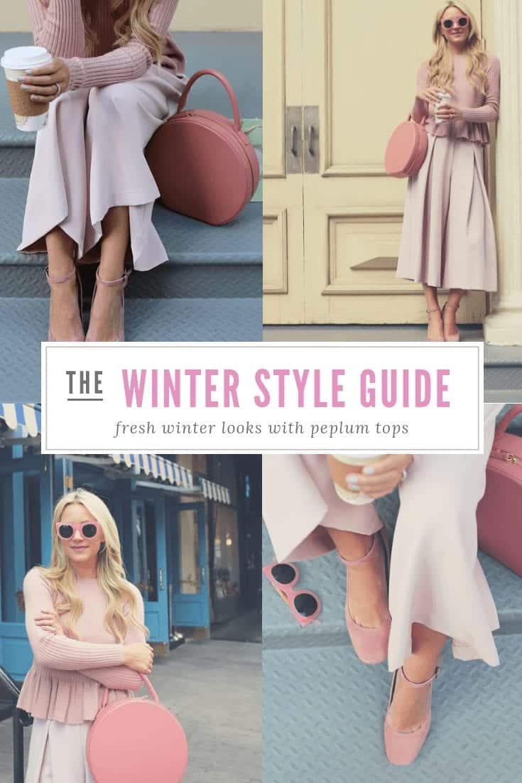 How to Wear Peplum Tops in Winter - 20 Peplum Outfit Ideas
