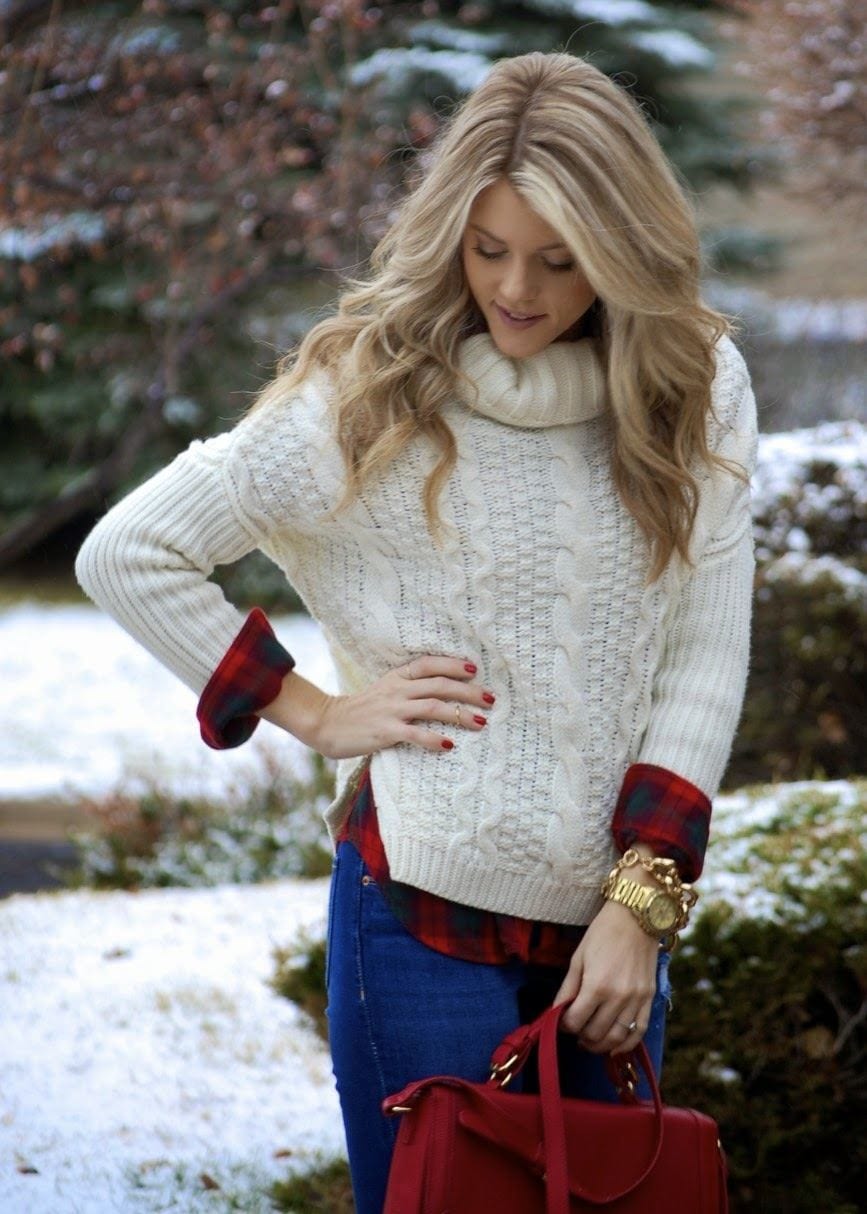 Match sweater with outfits
