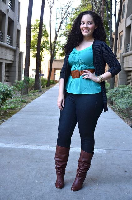 Casual outfits for Plus size women-14 Funky Curvy Women Style