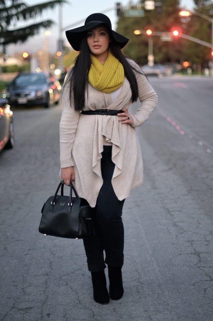 Plus size winter casual style
