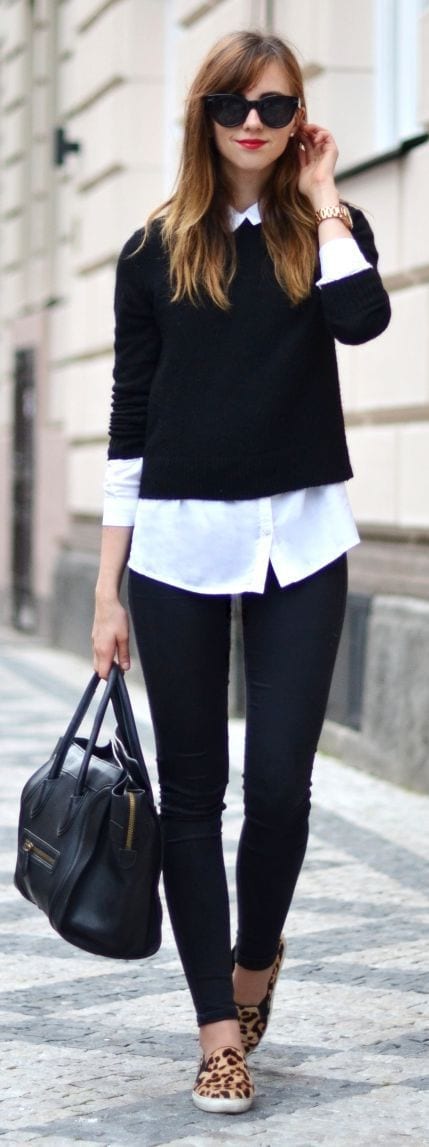 Street style with sweaters