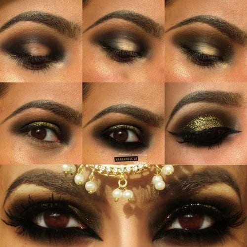 10 Best Arabian Eye Makeup Tutorials With Step by Step Tips#