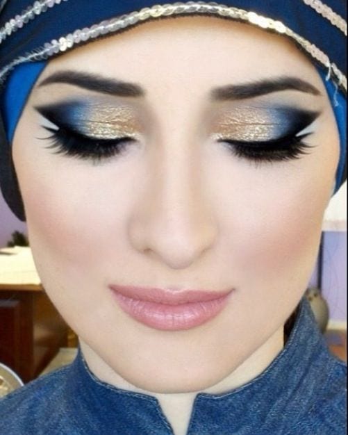 eye makeup with hijab