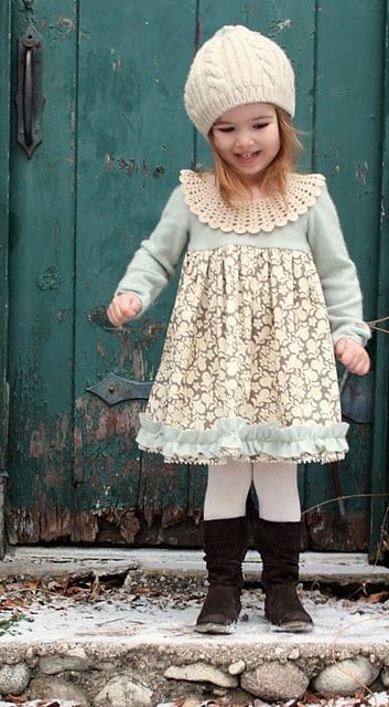 22 Cute Kids Winter Outfits-Beautiful Babies Winter Dressing