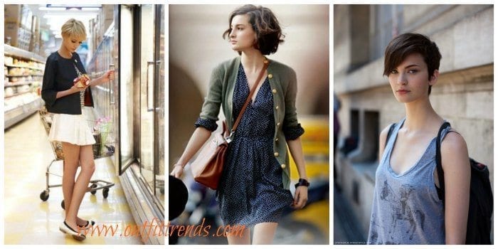 22 Cute Outfits that Go With Short Hair-Dressing Style Ideas