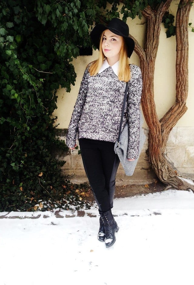 winter outfits to wear with combat boots (10)