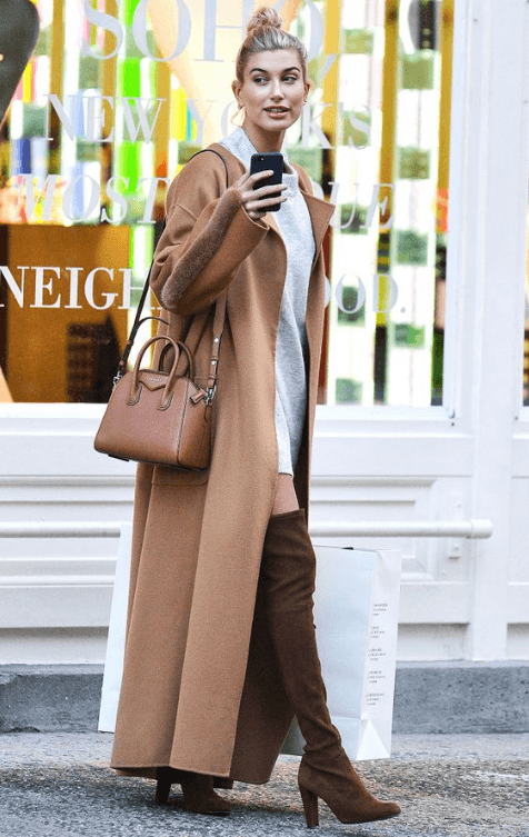 stylish outfits to wear with long boots