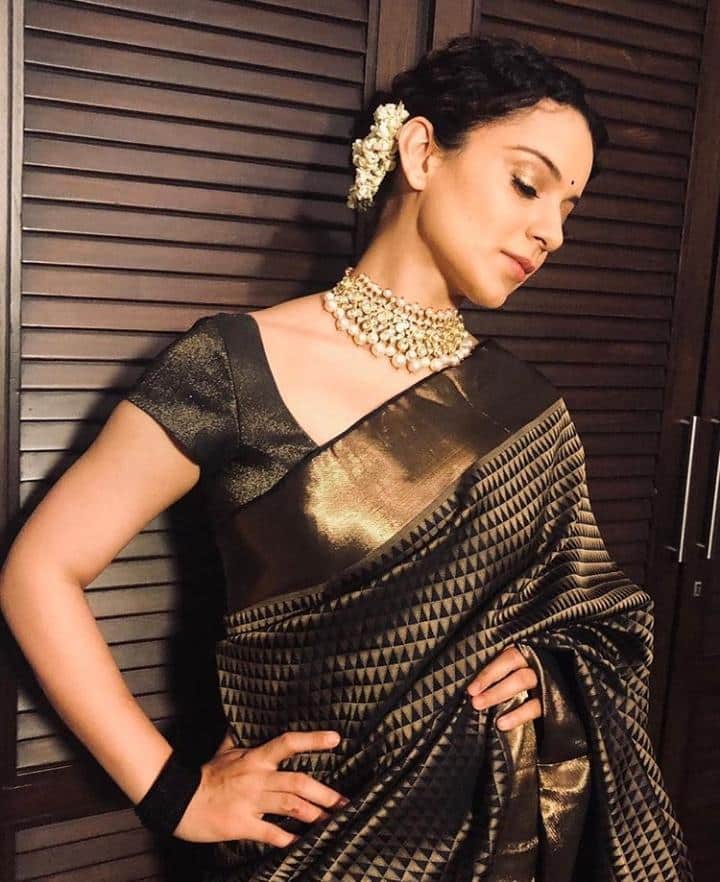20+ Celebrities Inspired Hairstyles to Wear With Saree