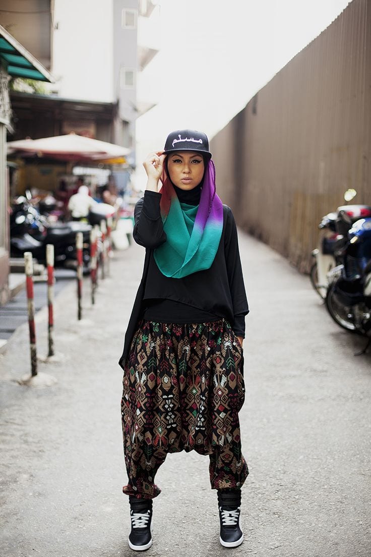hijab swag style outfits (9)