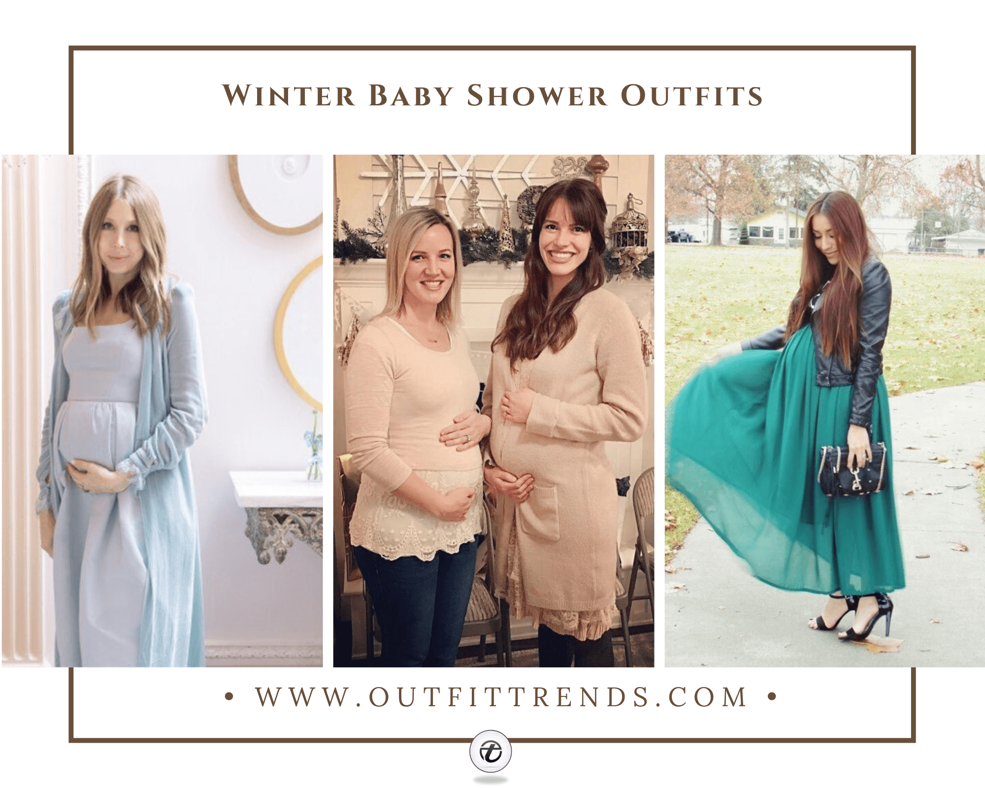 20 Comfortable Winter Baby Shower Outfits Combinations
