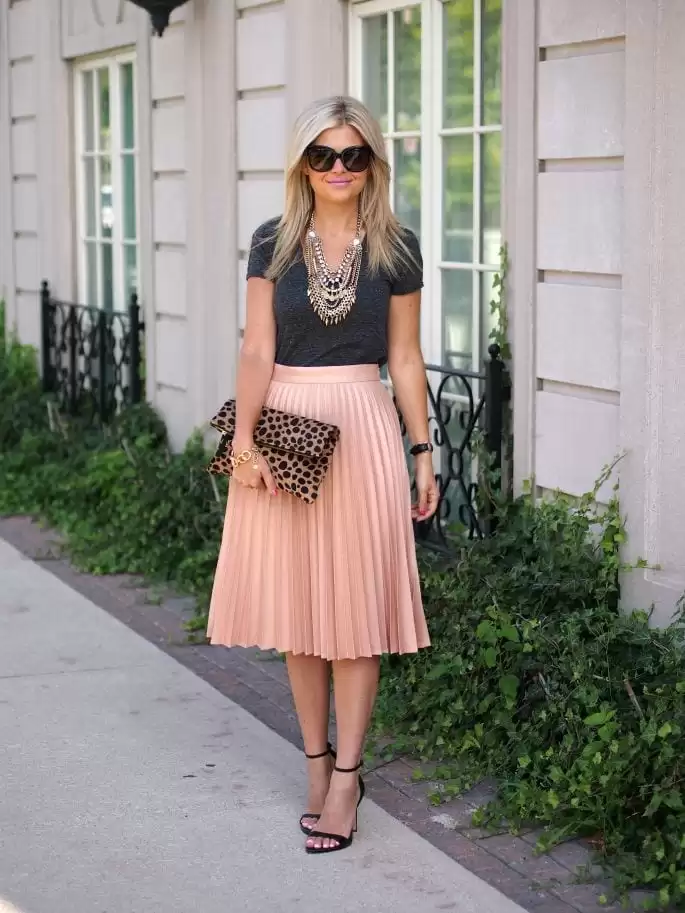 How To Wear With Midi Skirts ? 16 Outfit Ideas