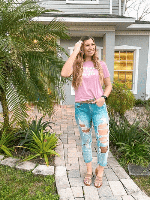 shoes to wear with boyfriend jeans