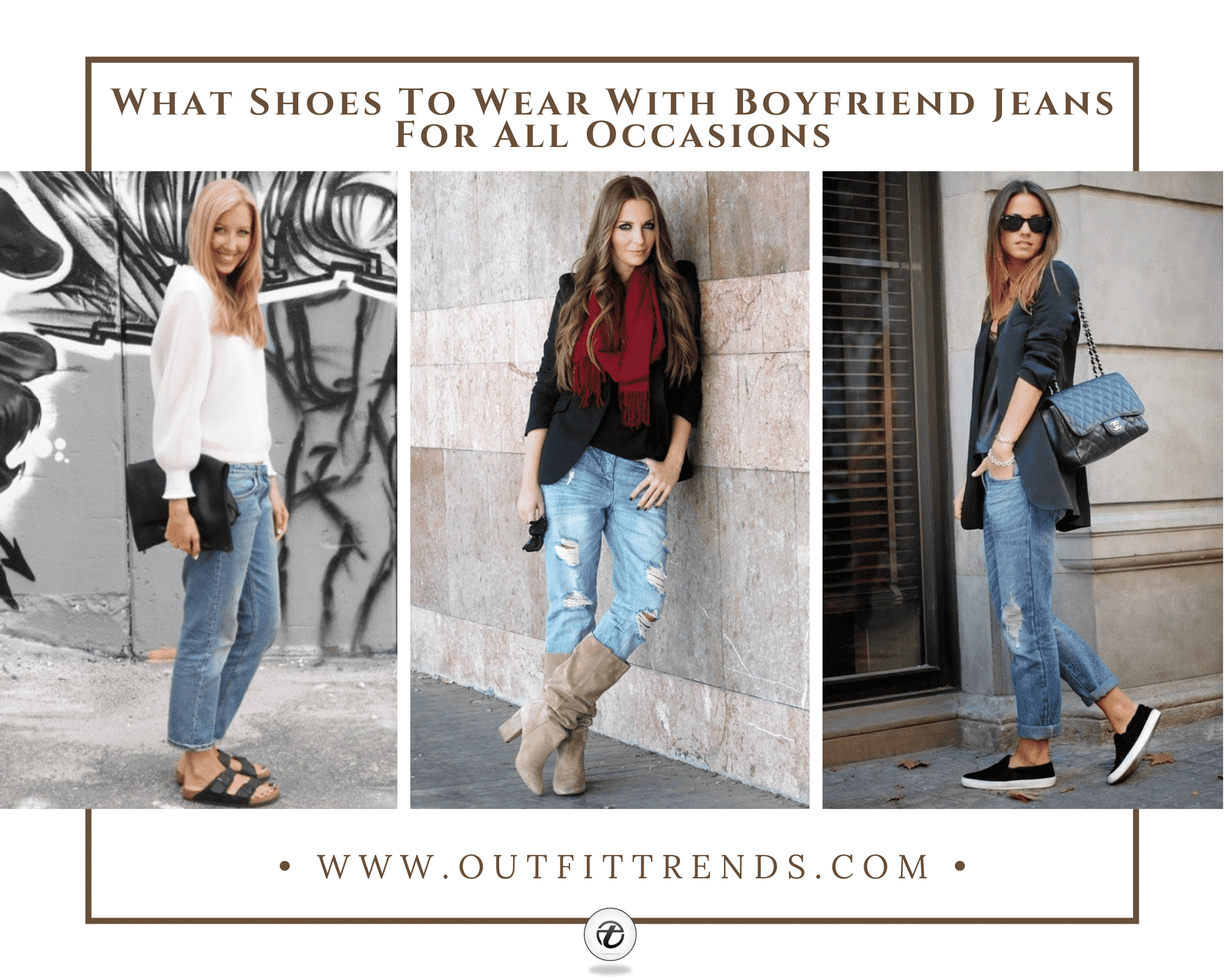 30 Best Shoes to Wear With Boyfriend Jeans For a Chic Look